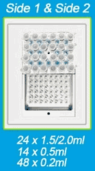 Benchmark Scientific QuickFlip Heating Block for Multiple Sizes of Tubes, BSWCMB