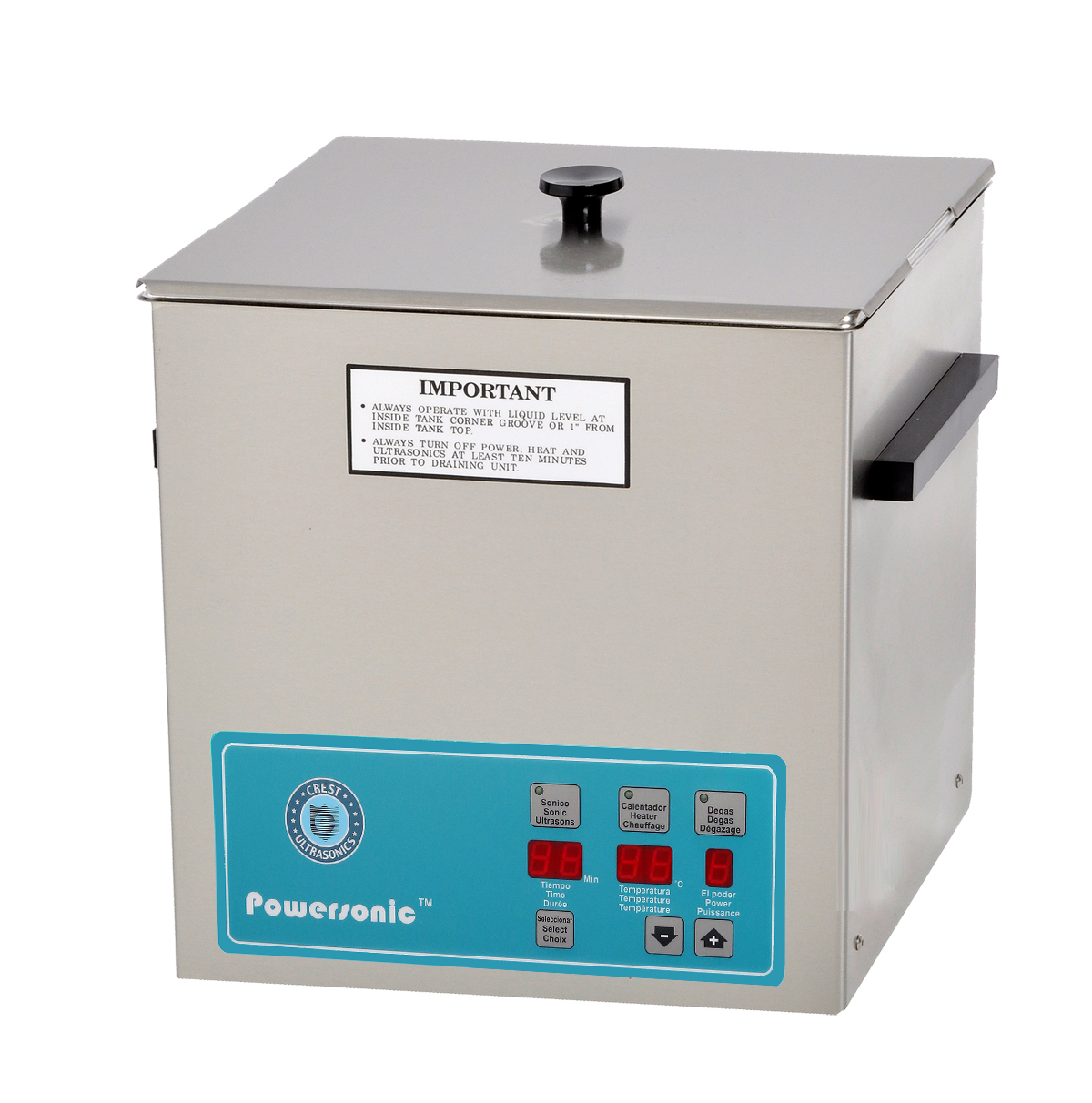 Crest POWERSONIC P1100D132 Ultrasonic Cleaner, 115V 60Hz