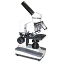 LW Scientific Educational Cordless Monocular Microscope w/3 Objectives and LED Illumination, EDM-M03A-DALP