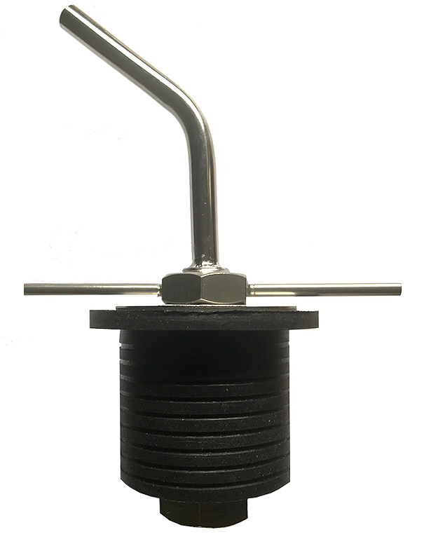 Wallach Liquid Nitrogen Pouring Spout for 5, 10 or 20 Liter Dewars, 90