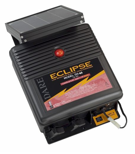 Realpoultry S1000 Solar Fence Charger - 1 Joule, 40+ Mile Range, 12V Battery, Weatherproof For Livestock & Predators