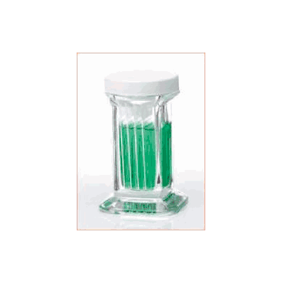 Staining Jar Glass 60 Ml - Jar, Stain W/5slid