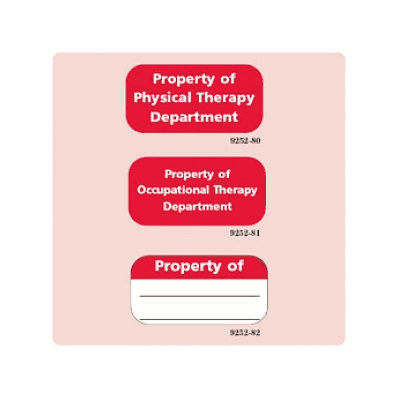 100 Labels, Prop Of Ot Dept - 100 Labels, Pro
