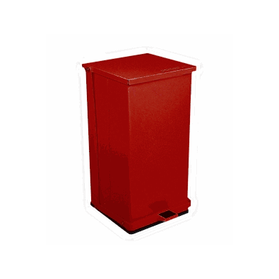 100qt Epoxy Steel Step On Trash Can - Can, St