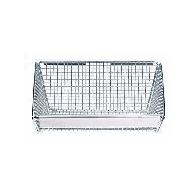 14" Clear Label Holder For Wire Baskets - Hol