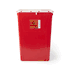 18 Gallon Sharps Container, Red Base / White Lid, Floor / AP Cart Mount Locking Lid Vertical Entry Waste Can Style, sold as 7/Case by AP Line, ABM FGAP60MRC001 <br><br><font color="red"><b>BACK TO THE PRODUCT TABLE, <a href="https://www.aaawholesalecompany.com/needles-and-syringes-sharps-collectors-18-gallon-waste-containers.html">CLICK HERE</a></b></font>