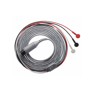 3-leadwire Attached Ecg Cable For Atlas Monit