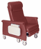 3-position Dialysis Recliners With Dual Swing Arm - Recliner, Dual Swing Arm, Bari, Burgundy - Winco Inc