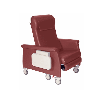 3-position Dialysis Recliners With Dual Swing