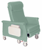 3-position Dialysis Recliners With Dual Swing Arm - Recliner, Dual Swing Arm, Bari, MosS GreEn - Winco Inc