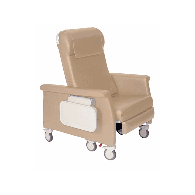 3-position Dialysis Recliners With Dual Swing