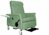 3-position Dialysis Recliners With Side Table - Recliner, Clinical, 6990, MosS GreEn - Winco Inc