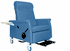 3-position Dialysis Recliners With Side Table - Recliner, Clinical, 6990, Royal Blue, Cal133 - Winco Inc