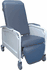 3-position Drop Arm Geriatric Recliners - Recliner, 3 Pos, No Tray, Blueridge, Tb133 - Winco Inc