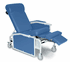 3-position Drop Arm Geriatric Recliners - Recliner, 3pos, Drp Arm, No Tray, Royal Blue - Winco Inc