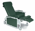 3-position Drop Arm Geriatric Recliners With Tray - Recliner, 3 Pos, Drop Arm, Hunter Grn, Tb133 - Winco Inc