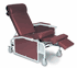 3-position Drop Arm Geriatric Recliners With Tray - Recliner, 3 Position, Drop Arm, Burg, Tb133 - Winco Inc