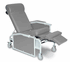 3-position Drop Arm Geriatric Recliners With Tray - Recliner, 3 Position, Drop Arm, Grey - Winco Inc