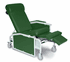 3-position Geriatric Drop Arm Recliners - Recliner, Drop Arm, No Tray, Hntr Grn, Tb133 - Winco Inc