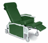 3-position Geriatric Drop Arm Recliners - Recliner, Drop Arm, No Tray, Hunter GreEn - Winco Inc