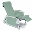 3-position Geriatric Drop Arm Recliners - Recliner, Drop Arm, No Tray, MosS GreEn - Winco Inc