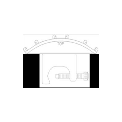3-Position Half-Moon Bracket and Plastic Manifold Holder