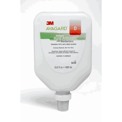 3M#9230 Hand Sanitizer, 1000 mL Gel Refill Bottle