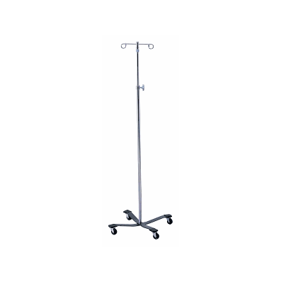 4-leg Knob Operated Iv Stand - Pole, Iv, 4-ho