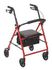 4 Wheel Rollator, Adjustable Height, color Red, 20" Seat Height with 32" to 37" Handle Height, Steel Frame, 300 lbs. Weight Capacity, sold as Each by Drive Medical  R800RD <br>ORDER WITH CARE, if returned, there's 35 Restocking Fee<br><br><font color="red"><b>BACK TO THE PRODUCT TABLE, <a href="https://www.aaawholesalecompany.com/ambulatory-equipment-rollators-4-wheel-rollators-by-drive-medical.html">CLICK HERE</a></b></font>