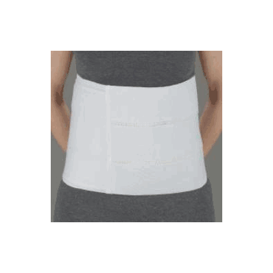 Abdominal binder, large, 8" X 38 to 44" in elastic