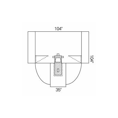 Abdominal Drape Laparoscopy / Pelviscopy Drap