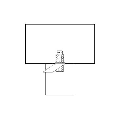 Abdominal Drape Laparoscopy T-drape 98 W X 41
