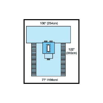 Abdominal Drape Pack Convertors Tiburon - L