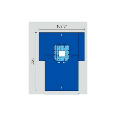 Abdominal Drape Protect5 Lap Chole Drape With