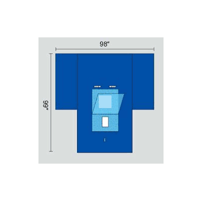Abdominal Drape Protect5 Laparoscopy T Drape