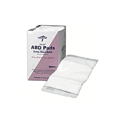Abdominal Pad Cellulose 5 X 9 Inch - Pad, Abd