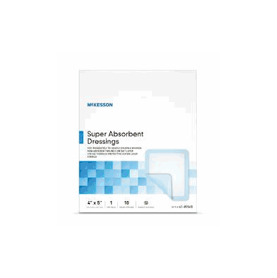 Absorbent Dressing Mckesson Polyethylene, Non