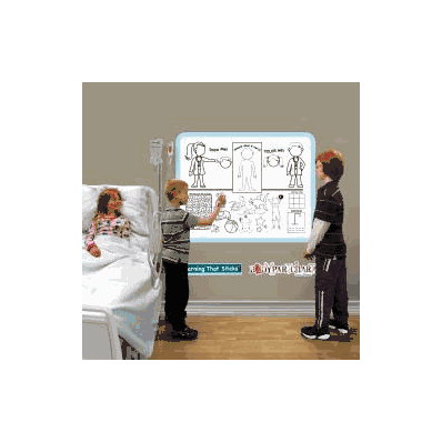 Activity Board Large 52 X 39 1/2 Inch Black /