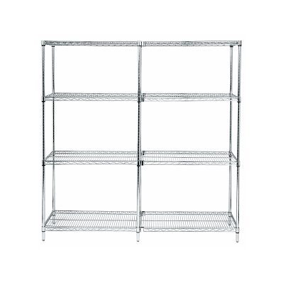 Add-on Kits - AdD-on, Shelving, Chrme, 14x24,