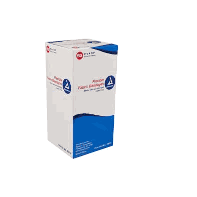 Adhesive Bandage Fabric 2 X 4-1/2 Inch - Band
