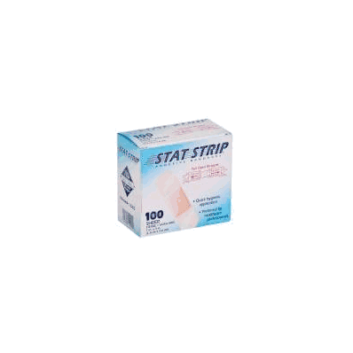 Adhesive Bandage Stat Strip Plastic 1 X 3 In