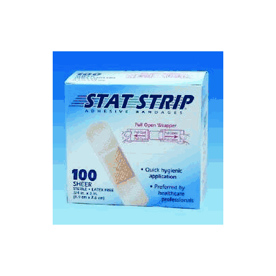 Adhesive Bandage Stat Strip Strip Fabric 1 X