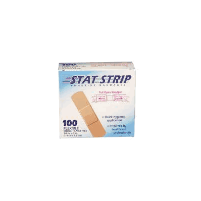 Adhesive Bandage Stat Strip Strip Fabric 3/4