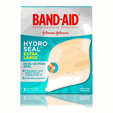 Adhesive Bandages, Extra Large 3 ea/box