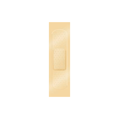 Adhesive Strip Careband Plastic 3/4 X 3 Inch