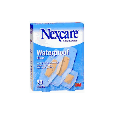 Nexcare Adhesive Strip, color Sheer