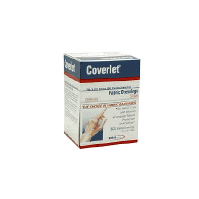 Adhesive Strip Coverlet Elastic 1-1/2 X 2 In