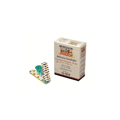 Adhesive Strip Mckesson Kids Plastic 3/4 X 3