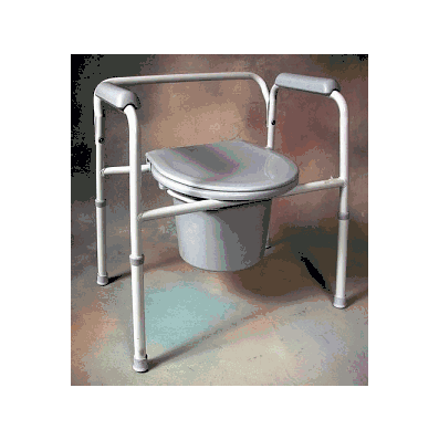 Adjustable Commode Chair By Cardinal Health -