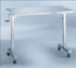 Blickman Adjustable Height Instrument Table, <b>36 X 24 X 36 - 56"</b>, 28" Leg Clearance, with Four 3" Swivel Casters, 2 with Brakes, 304 Stainless Steel, sold as Each by Blickman  0157893000 <br> <font color="red"><b>This is "non returnable"</b></font><br><br><font color="red"><b>BACK TO THE PRODUCT TABLE, <a href="https://www.aaawholesalecompany.com/furnishings-tables-instrument-and-utility-tables-adjustable-height-instrument-table-by-blickman.html">CLICK HERE</a></b></font>
